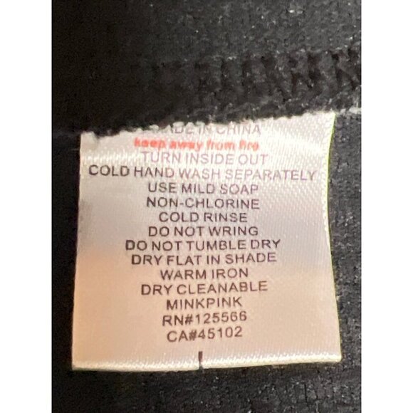 Mink Pink Christie Black Cut Out Mini Sleeveless Dress Party Women's Size Large - Picture 12 of 13